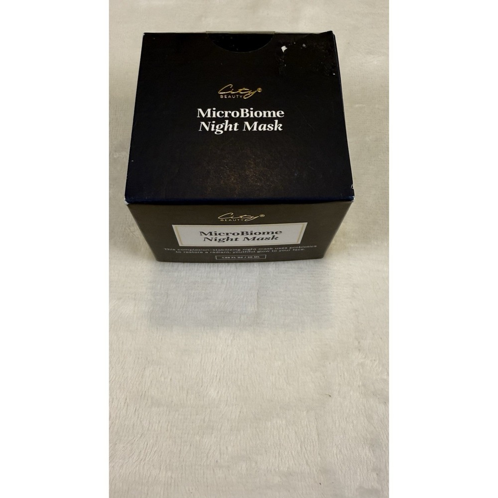 City Beauty MicroBiome Night Mask 1.69 oz Probiotic Face Moisturizer New Box